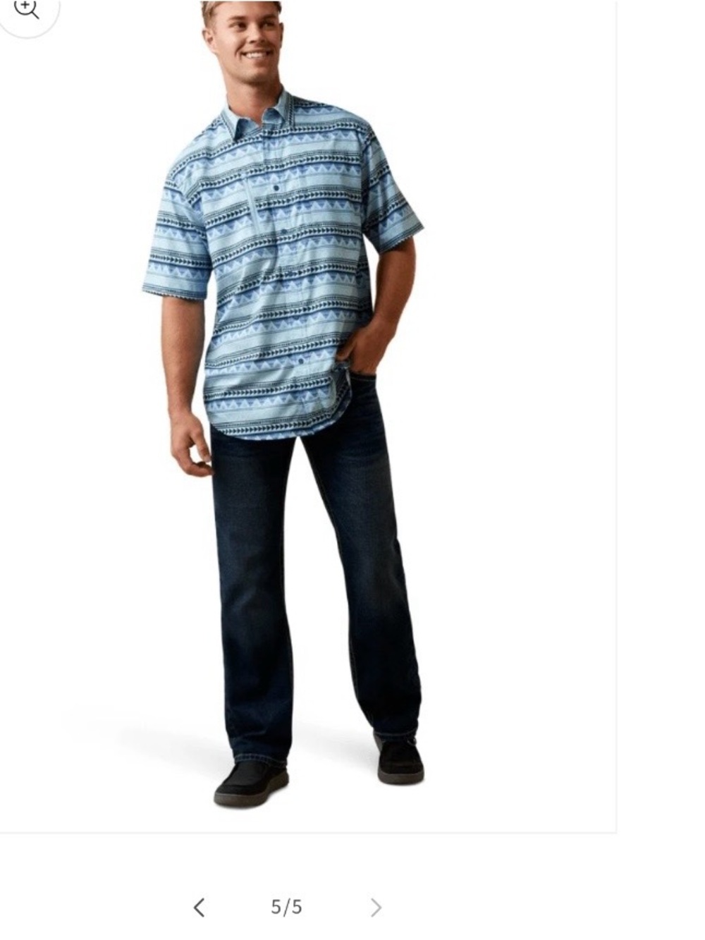 Ariat Men's shirt shorts sleeve size XXL-T nwt